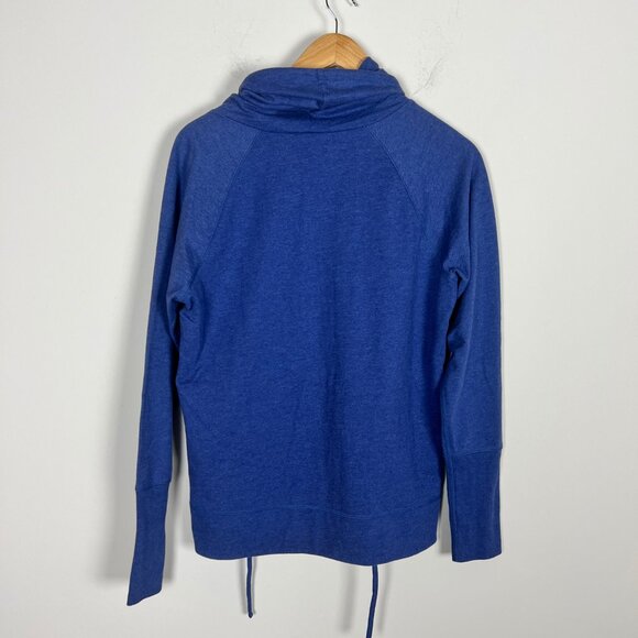 2/$30 Lucy Blue Cowl Neck Sweatshirt Large - Picture 4 of 4
